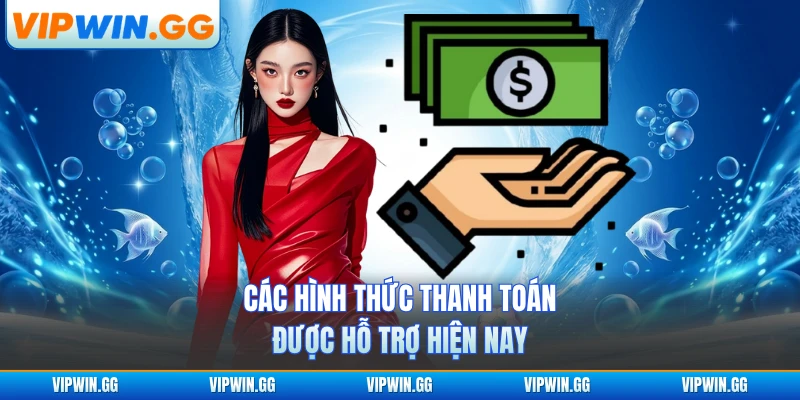 Các hình thức thanh toán được hỗ trợ hiện nay